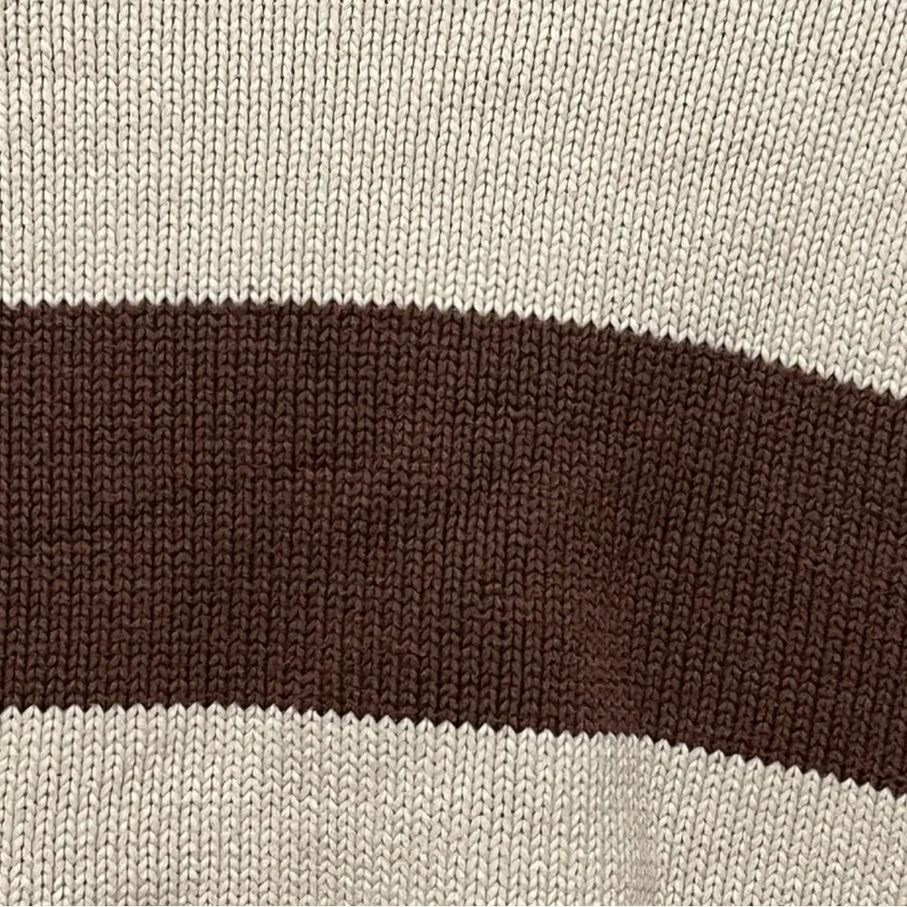 John Galt Cream & Brown Brianna Striped Sweater - Picture 11 of 15